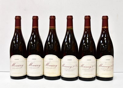 Lot 154 - Three bottles of Mercurey, 1996, and three...