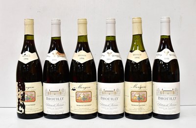 Lot 156 - Three bottles of Morgon, Domaine Gauthier, and...