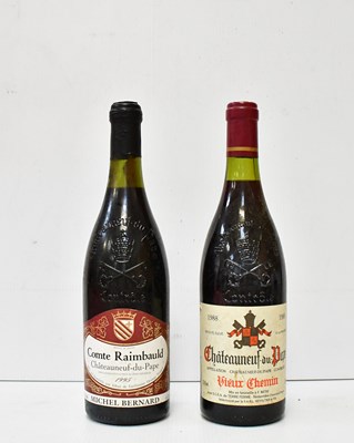 Lot 169 - Two bottles of Châteauneuf-du-Pape, one a...