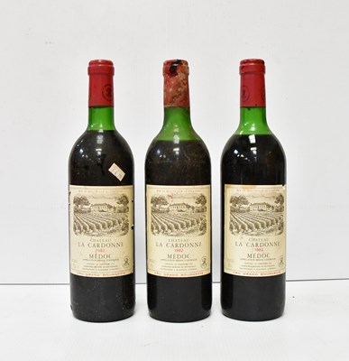 Lot 170 - Three bottles of Château La Cardonne Médoc,...