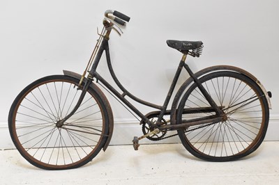 Lot 1296 - RALEIGH; a vintage Humber lady's bicycle.