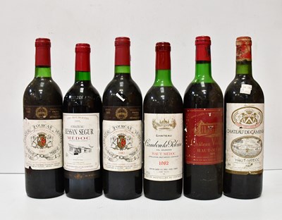Lot 166 - Six bottles of red wine, comprising two...
