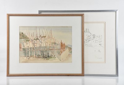 Lot 127 - LOLA SPAFFORD (b. 1930); watercolour, 'Onion...