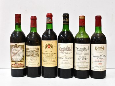 Lot 179 - Six bottles of red wine, comprising Château...