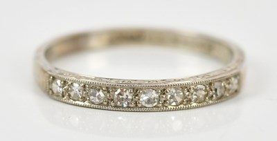 Lot 429 - A late Victorian 18ct white gold and platinum...