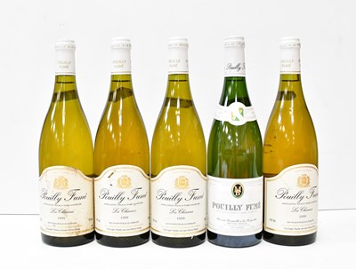 Lot 192 - Five bottles of white wine, comprising four...