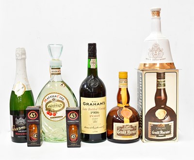 Lot 206 - A mixed collection of spirits, to include...