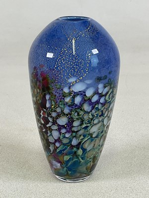 Lot 224 - JONATHAN HARRIS; a studio art glass vase with...