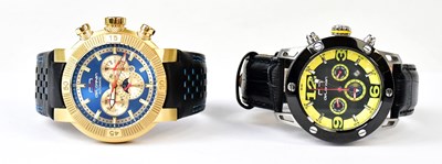 Lot 958 - DELOREAN; two gentlemen's wristwatches,...