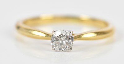 Lot 346 - ETERNAL DIAMONDS; a yellow metal diamond...