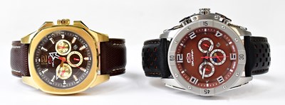 Lot 959 - DELOREAN; two gentlemen's wristwatches,...