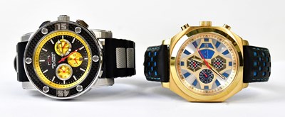 Lot 960 - DELOREAN; two gentlemen's wristwatches,...