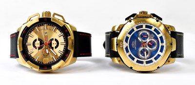 Lot 962 - DELOREAN; two gentlemen's wristwatches,...