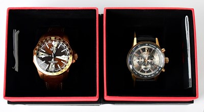 Lot 963 - VOSTOK EUROPE; two gentlemen's wristwatches,...
