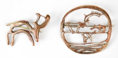 Lot 846 - SVEIN AALANDSLID; two Norwegian copper...