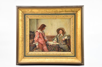 Lot 1045 - JOHN SANDERSON WELLS; oil on canvas, two...