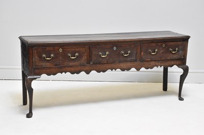 Lot 36 - An 18th century crossbanded oak Shropshire...