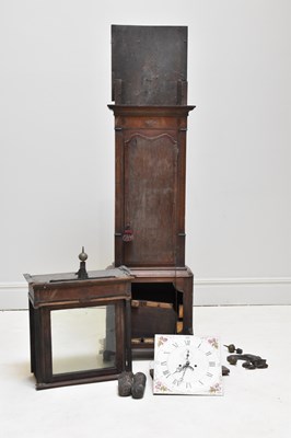 Lot 257 - An early 19th century eight day longcase clock,...