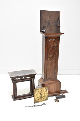 Lot 256 - JAMES LEIGH; an 18th century eight day oak...