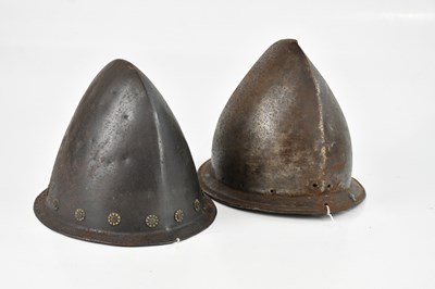 Lot 1299 - A 16th century style Italian helmet cabasset,...