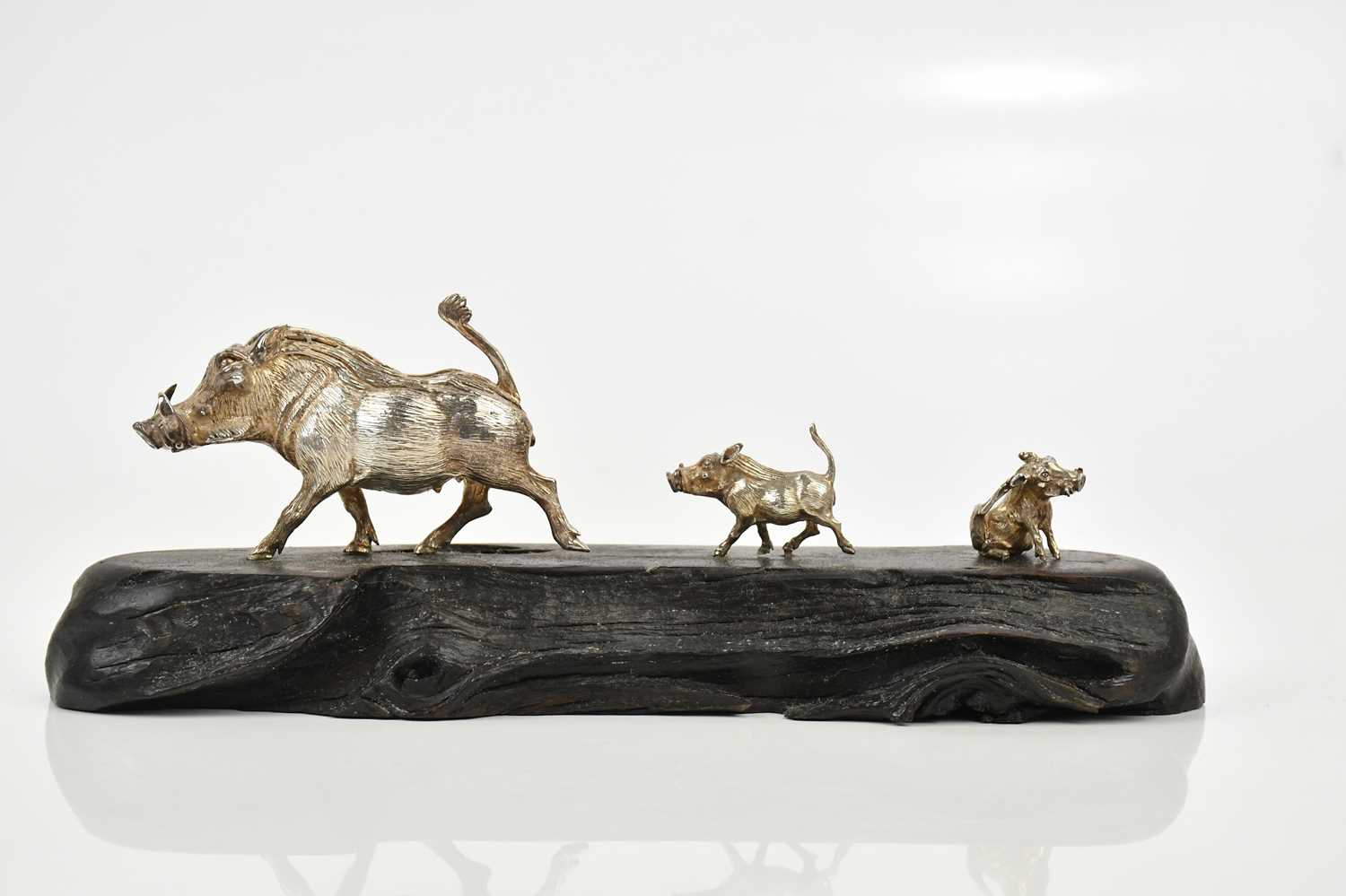 Lot 2042 - PATRICK MAVROS; a contemporary silver animal...