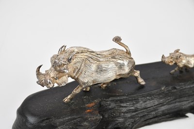 Lot 2042 - PATRICK MAVROS; a contemporary silver animal...