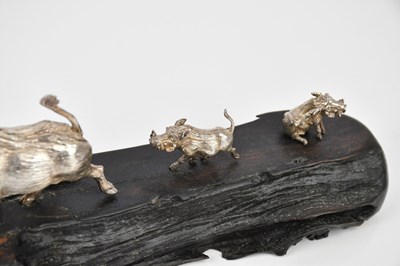 Lot 2042 - PATRICK MAVROS; a contemporary silver animal...