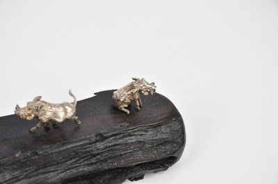 Lot 2042 - PATRICK MAVROS; a contemporary silver animal...