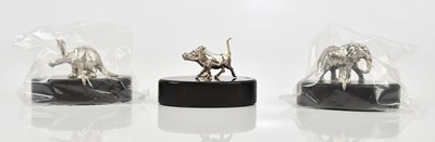 Lot 2085 - PATRICK MAVROS; three contemporary silver...