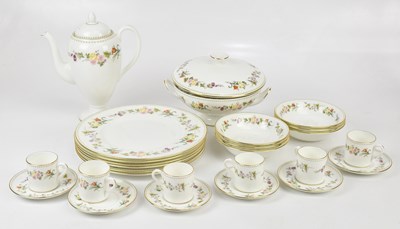 Lot 1718 - WEDGWOOD; a part tea/dinner service in the...