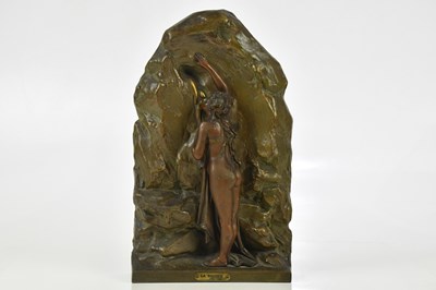 Lot 1486 - LUCIEN ALLIOT (FRENCH, 1877-1967); a patinated...