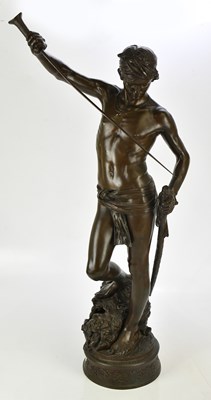 Lot 1484 - ANTONIN MERCIE (FRENCH, 1845-1916); large...