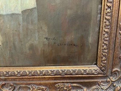 Lot 2623 - RENE REINICKE (GERMAN, 1860-1926); oil,...
