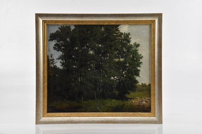 Lot 1073 - CARL CONSTANTIN STEFFECK (1818-1890); oil on...