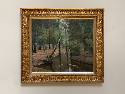 Lot 1059 - KARL BARTELS (1867-1944); oil on canvas,...