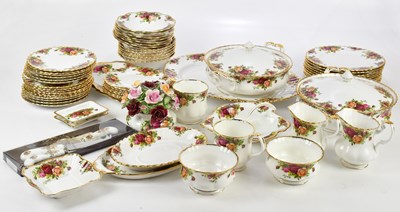 Lot 1691 - ROYAL ALBERT; an 'Old Country Roses' pattern...