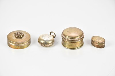 Lot 2117 - W W; an Elizabeth II hallmarked silver pill...
