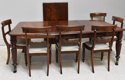 Lot 1069 - A 19th century mahogany extending dining table...