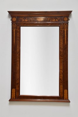 Lot 1008 - A 19th century mahogany inlaid rectangular...