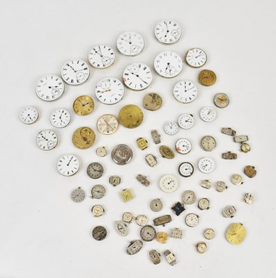 Lot 536 - A large collection of pocket/wristwatch...