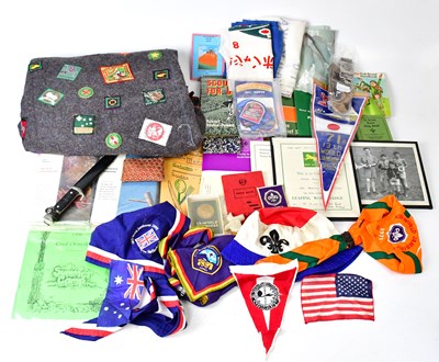 Lot 504 - A quantity of Scouting items dating from the...