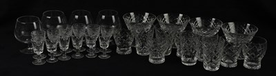 Lot 1737 - WEBB CRYSTAL; a collection of glassware...