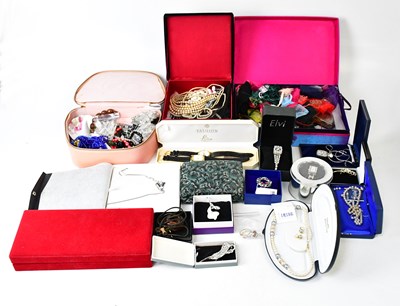 Lot 935 - A collection of costume jewellery, to include...