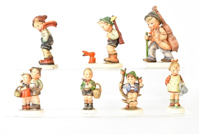 Lot 219 - HUMMEL; seven figures of children, comprising...