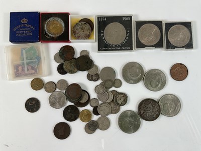 Lot 319 - A quantity of assorted British coins.