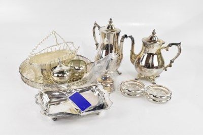 Lot 2014 - A collection of assorted silver plate...