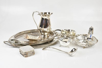 Lot 2015 - A collection of assorted silver plate,...