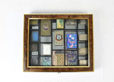 Lot 501 - A collection of matchbox covers and vesta...