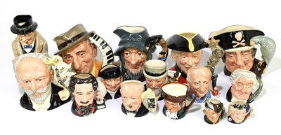 Lot 570 - ROYAL DOULTON; a collection of character and...