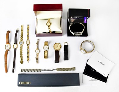 Lot 971 - A collection of wristwatches, to include two...